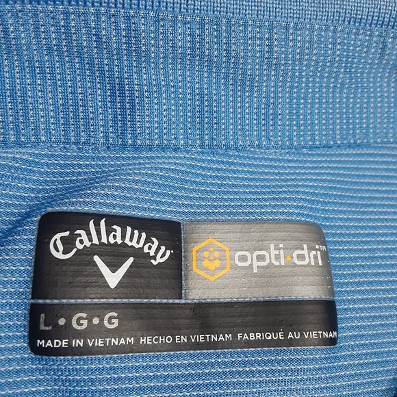 Callaway Opti-Dri Men's Golf Polo Shirt in Size L - Picture 5 of 5